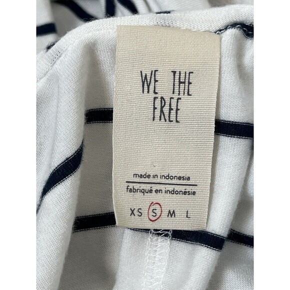 We The Free People Can’t Fool Me Top Nautical Preppy Size Small - Picture 4 of 7